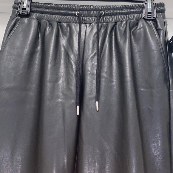 NWT! Bagatelle Faux-Leather Joggers - Picture 3 of 5